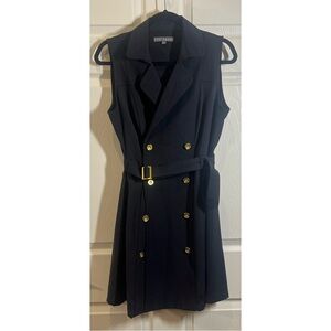 Navy Sleeveless Dress​​​